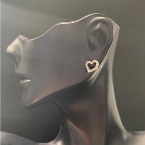 Sterling silver hearts earrings
